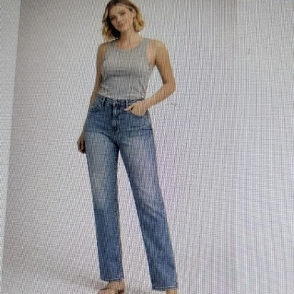 Frye Y2K Light Blue Retro 90s Relaxed Classic Vintage Straight Leg Jeans size 10